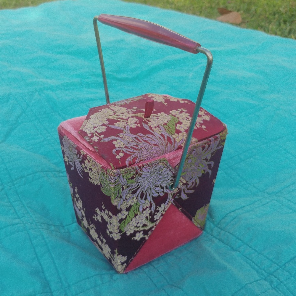 Yans NY Chinese take out purse cherry red LAST ONE